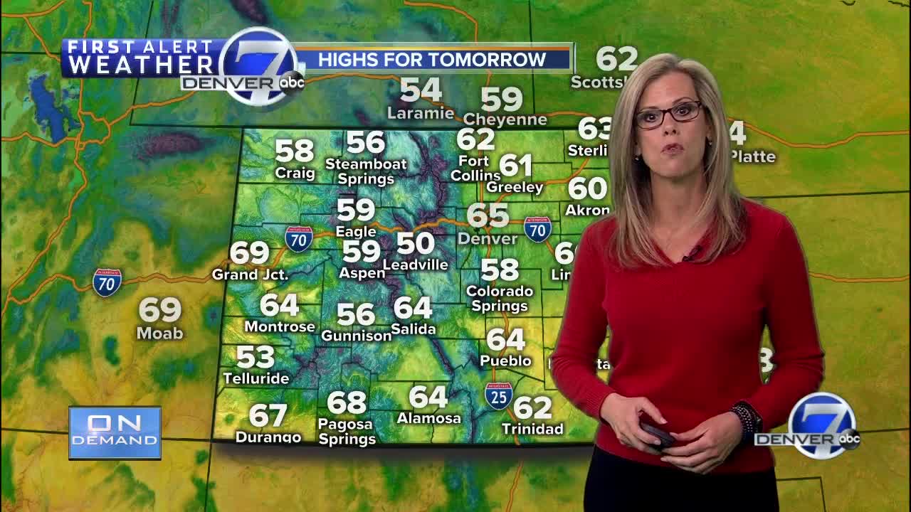 Saturday evening forecast