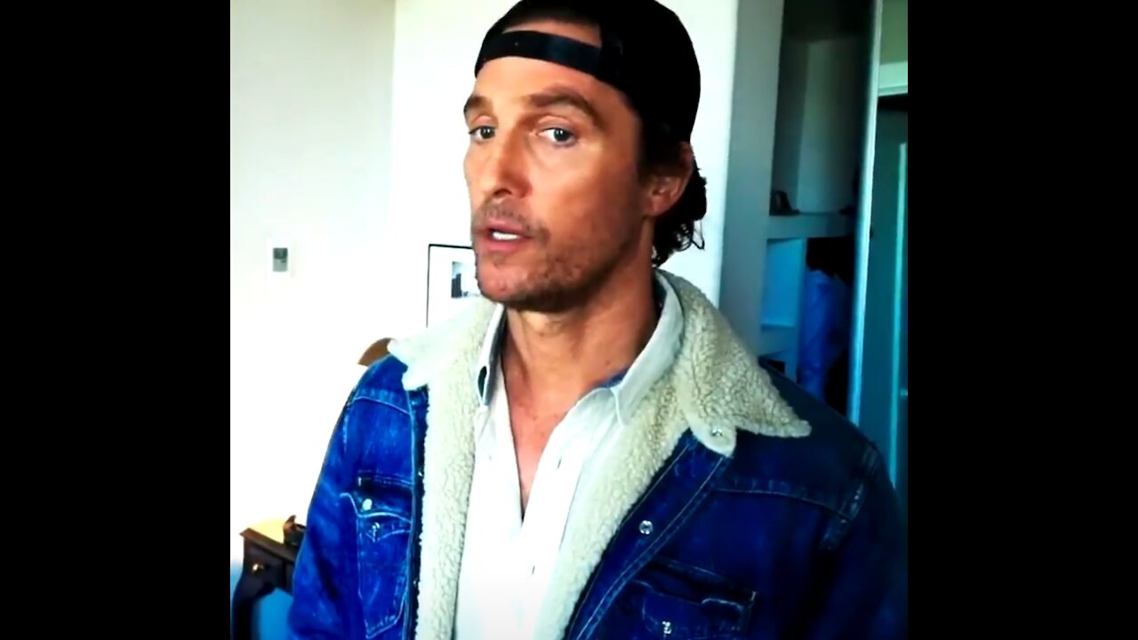 Matthew McConaughey Is Right On About Values