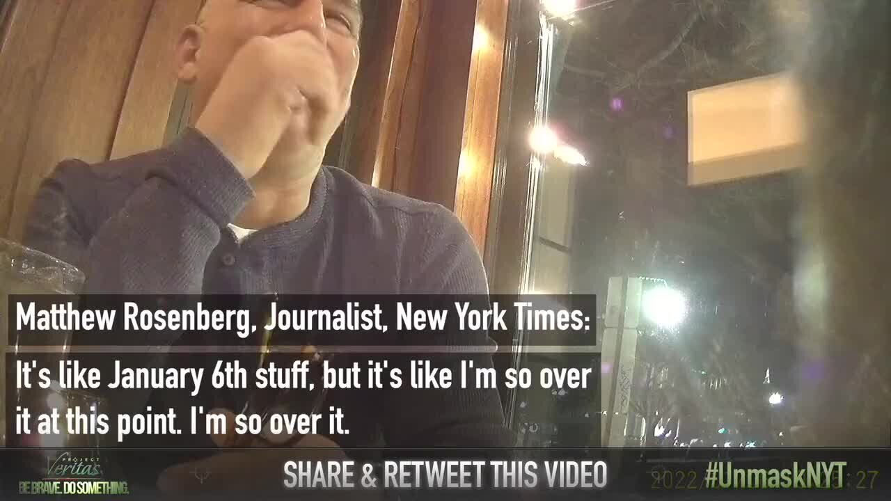 NYT Reporter Reveals A 'Ton Of FBI Informants' Were In The Crowd On Jan 6