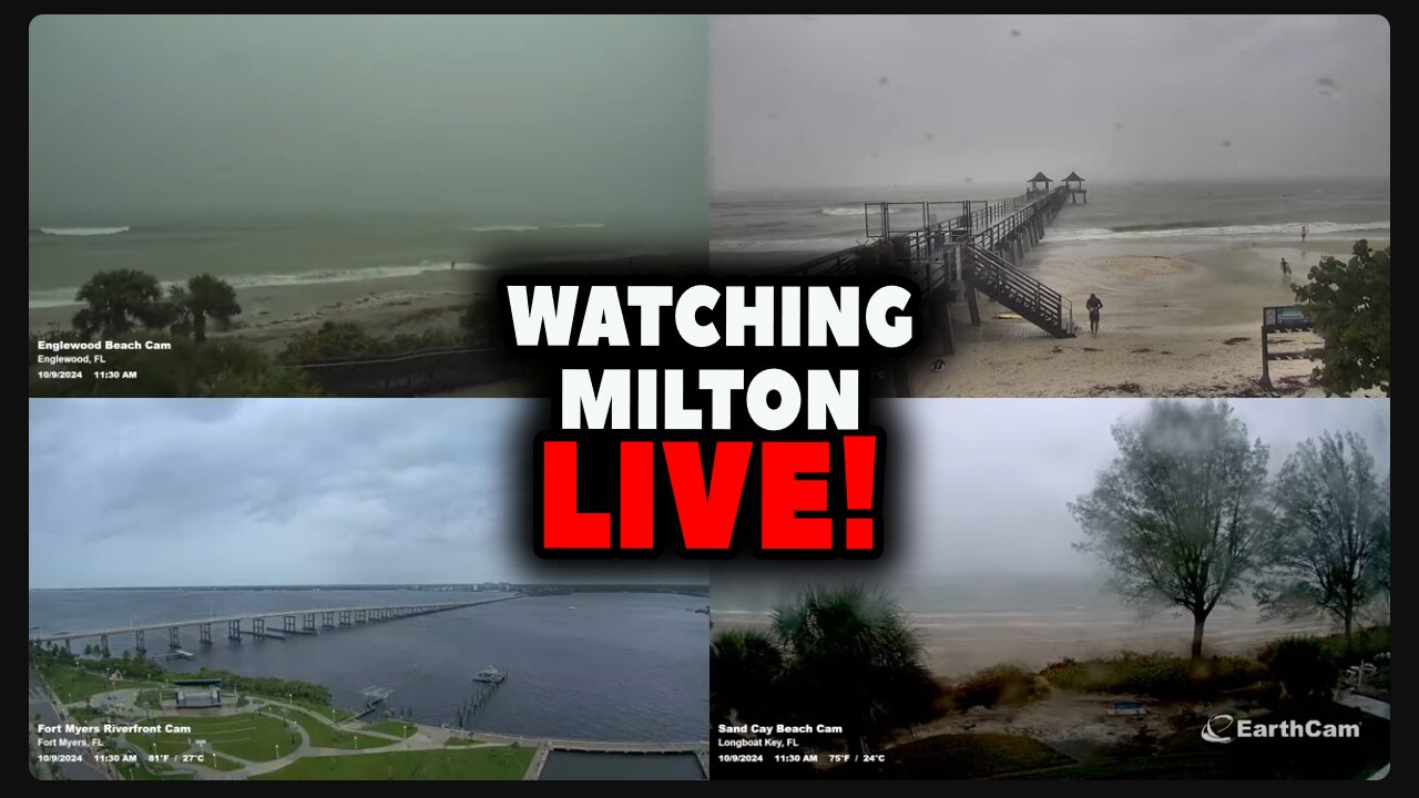 WATCHING Hurricane MILTON LIVE