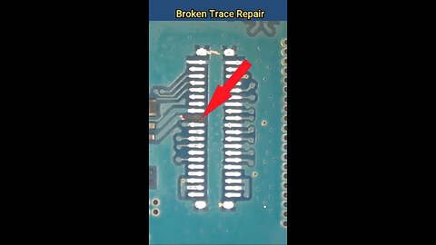 Broken Trace Repair #technology #mobilerepair