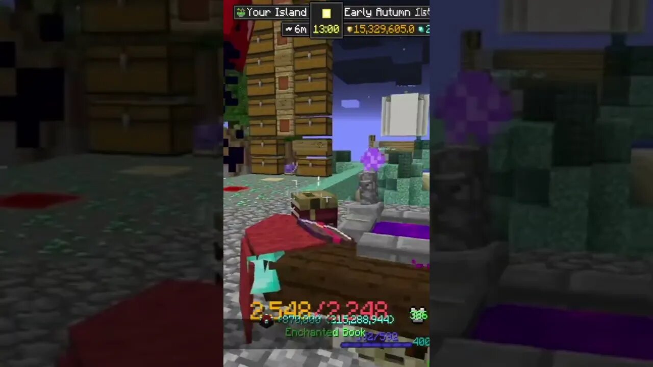 Hypixel skyblock expermentation table 4 #short #minecraft #hardcore #meme #tiktok #subscribe #now