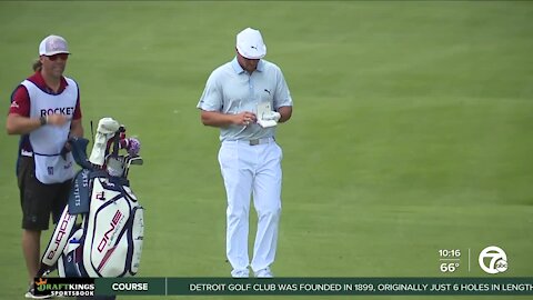 Discussing the low scores at the Rocket Mortgage Classic