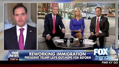 Rubio discusses immigration, ObamaCare, honoring Navy SEAL’s widow on Fox & Friends