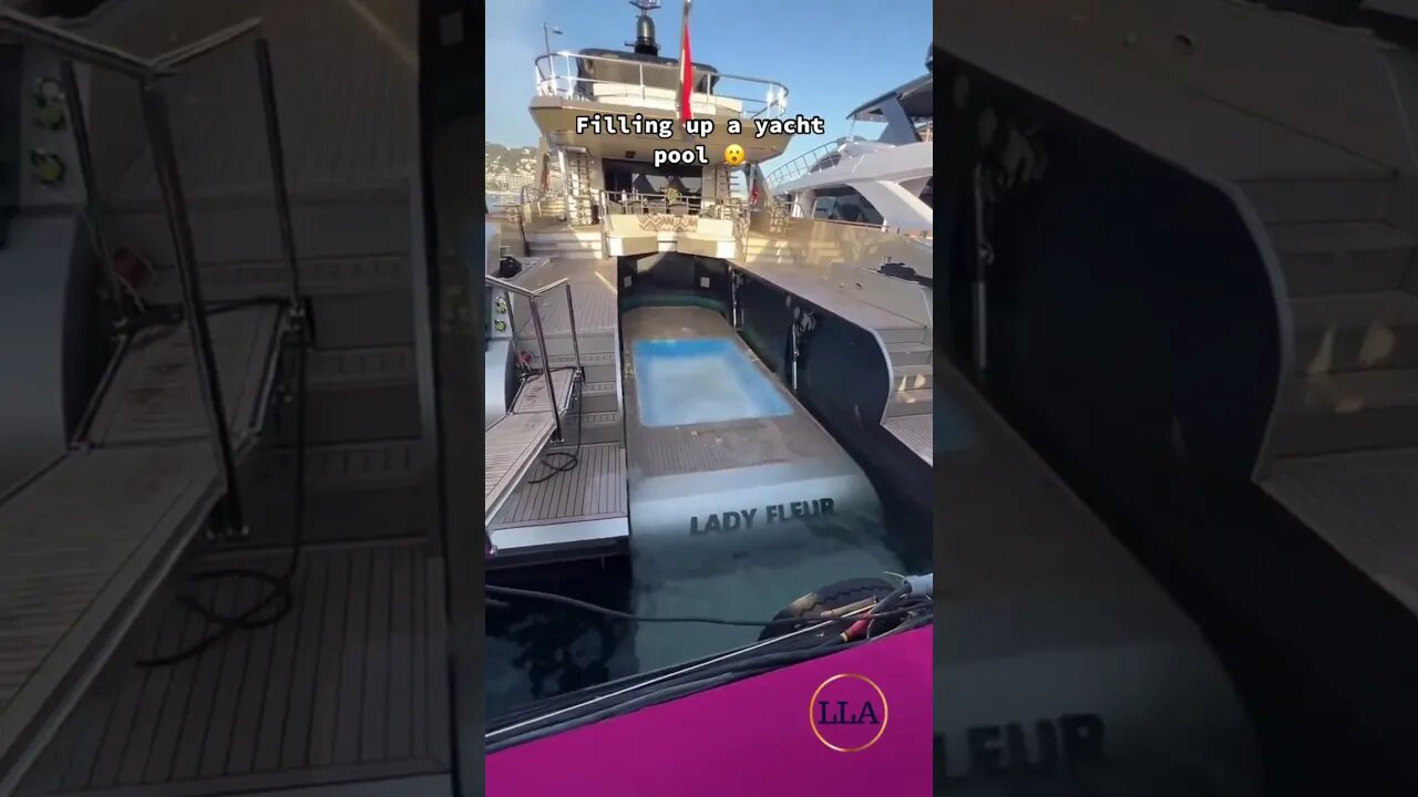 Luxury Cars, Luxury Lifestyle | YACHT POOL #shorts #luxury #car