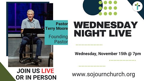 Wednesday Night Live With Pastor Terry Livestream | Sojourn Church | Carrollton Texas