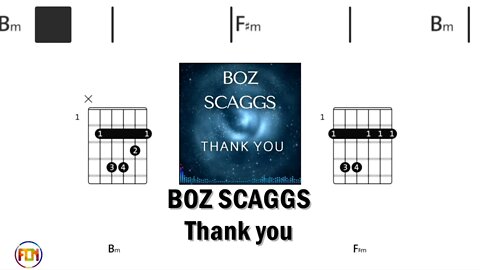 BOZ SCAGGS Thank you - Guitar Chords & Lyrics HD