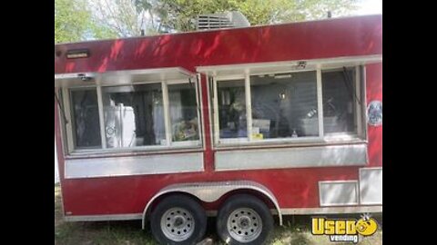 2017 - 7' x 16' Mobile Food Concession Trailer with Pro-Fire Suppression System for Sale in Virginia