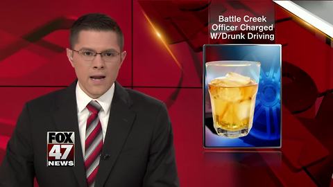 Battle Creek Officer charged for drunk driving