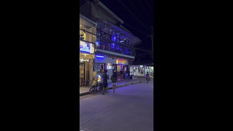 Night scene Elnido Philippines
