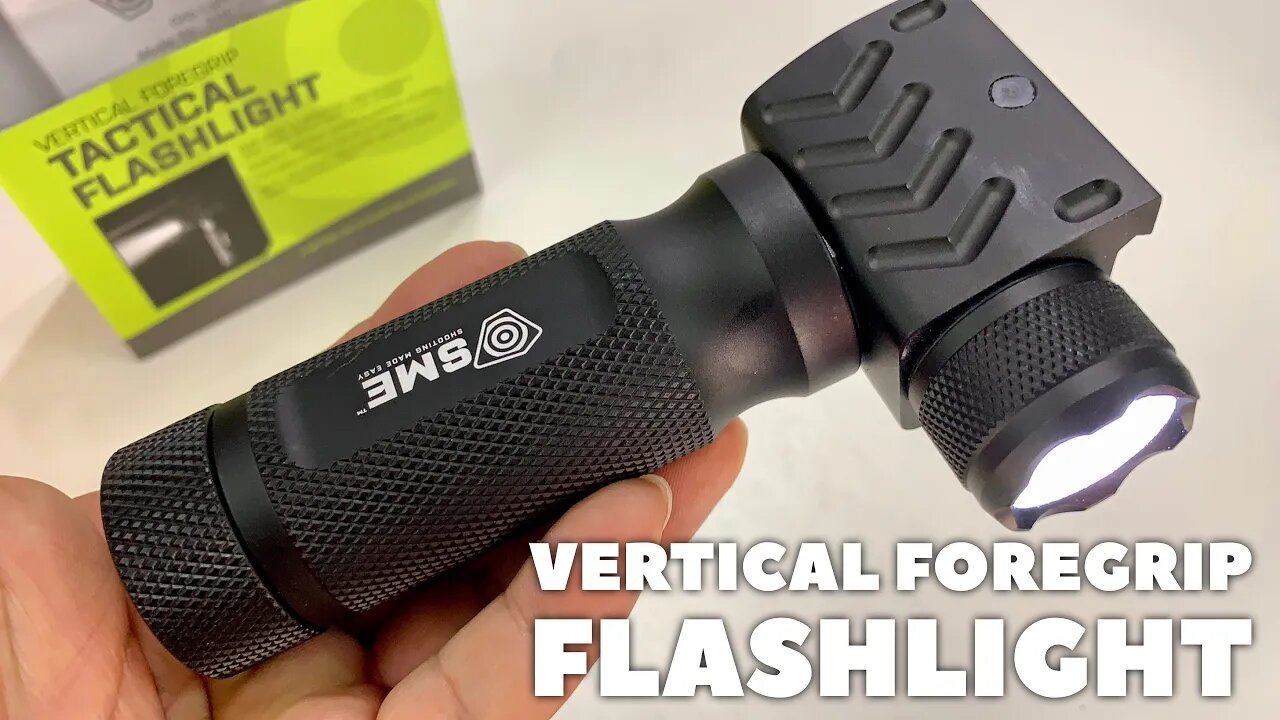 SME Aluminum Vertical Forend Grip LED Light Unboxing