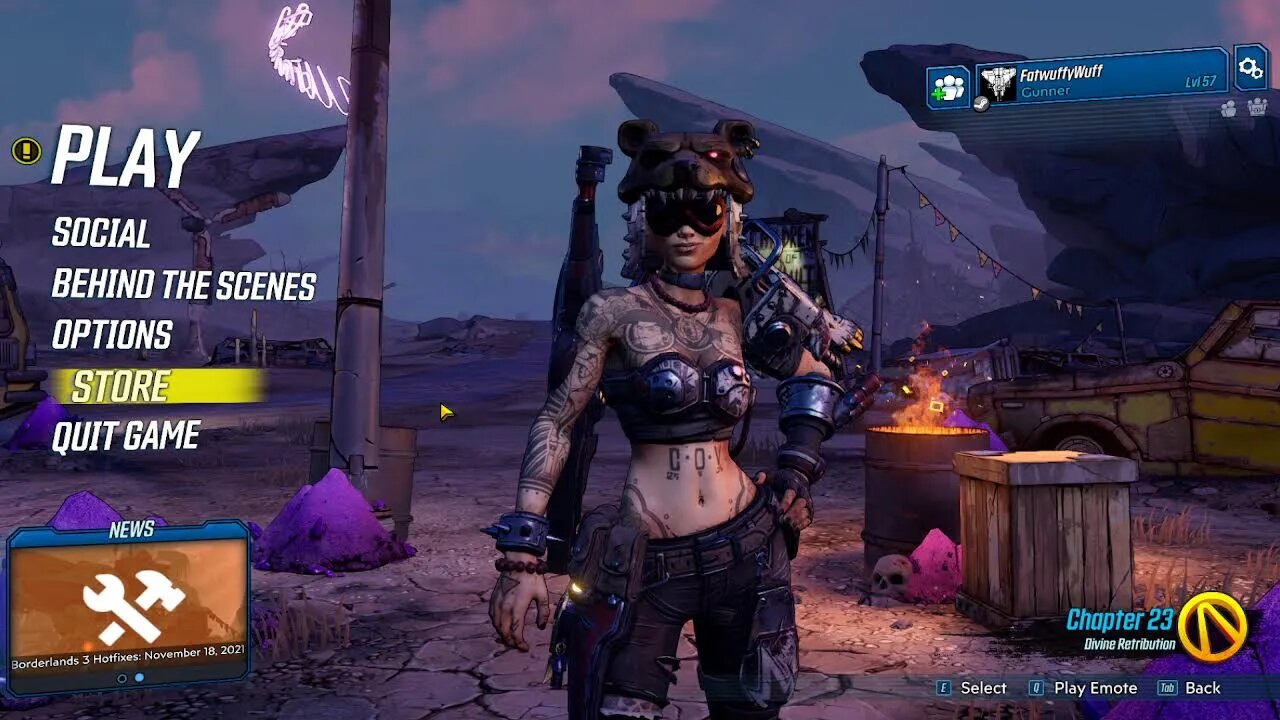 Borderlands 3 Keyboard and mouse