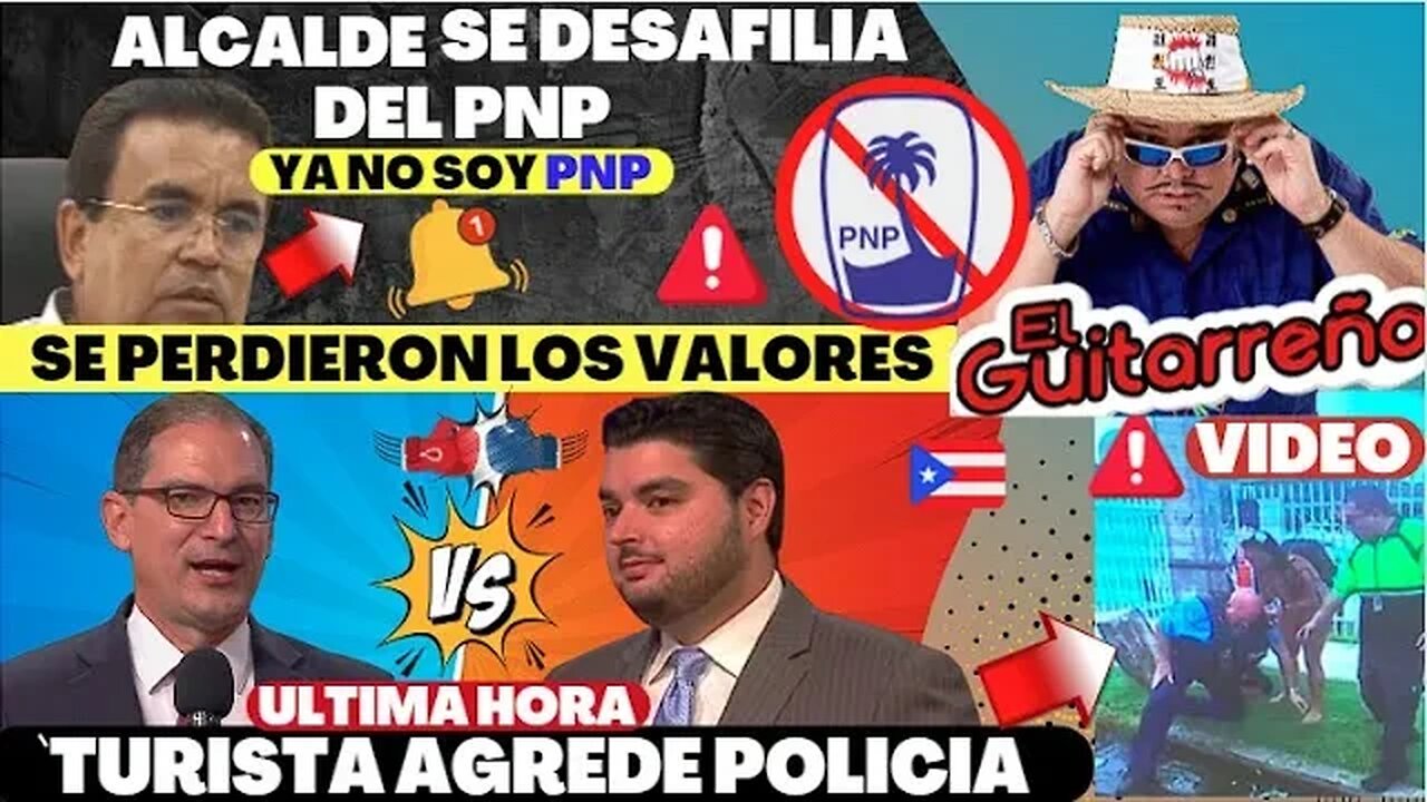 El Guitarreño hoy Alcalde, se desafila del PNP y Video viral de Policía