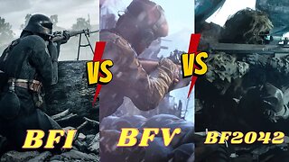 Battlefield I vs Battlefield V vs Battlefield 2042 - Sniper Edition