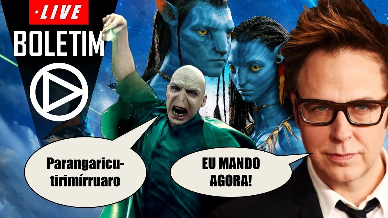 James Gunn Mandará na DC, Voldermort Brabo e James Cameron Contra Marvel! #BOLETIM #HORAPLAY