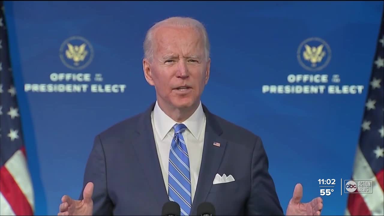 President-elect Biden unveils COVID-19 relief plan