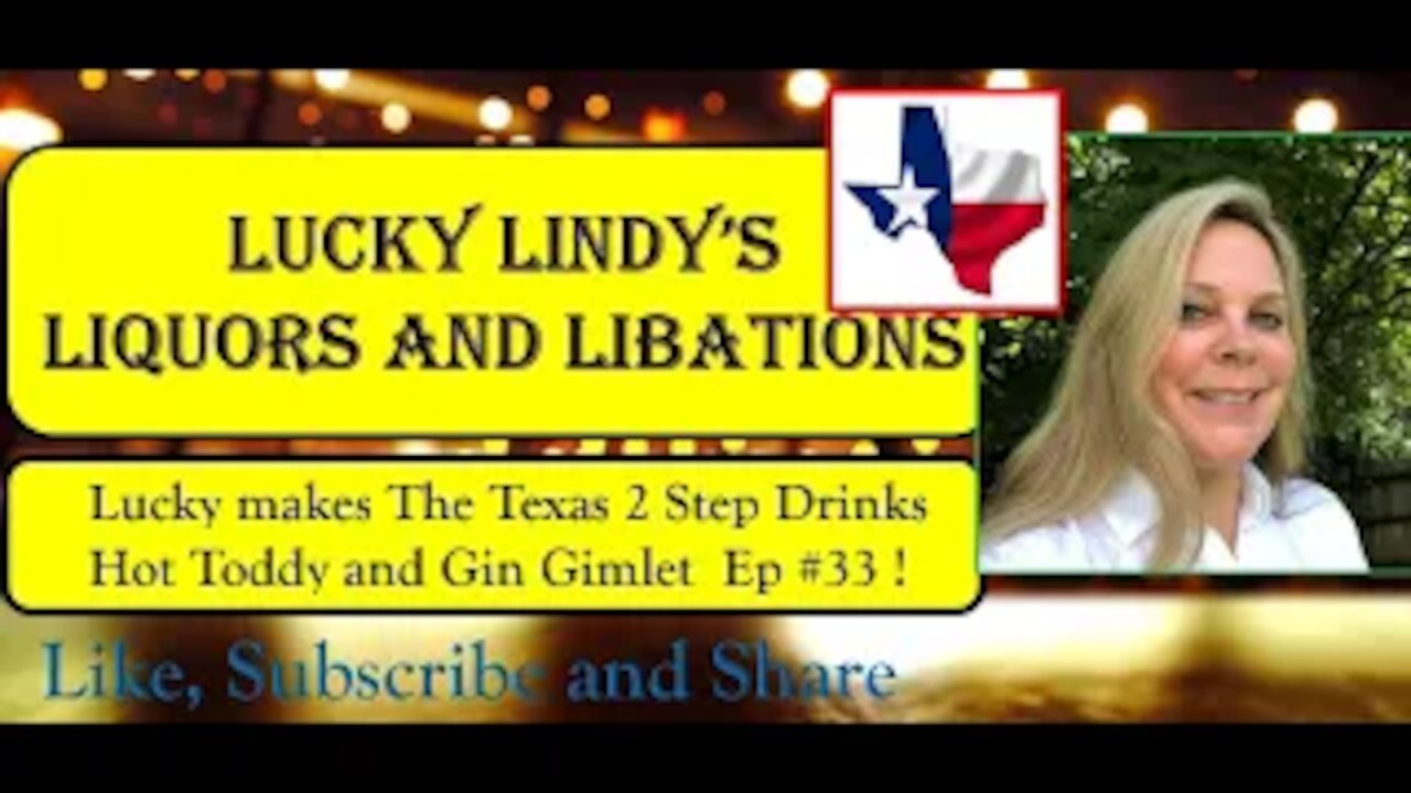 Hot Toddy and Gin Gimlet, The Texas 2 step Drinks