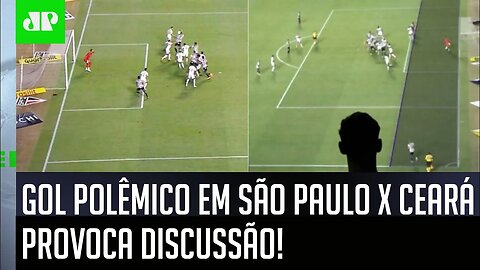 "A REAL é que o VAR no Brasil NÃO..." São Paulo x Ceará tem GOL POLÊMICO e LEVANTA DISCUSSÃO!