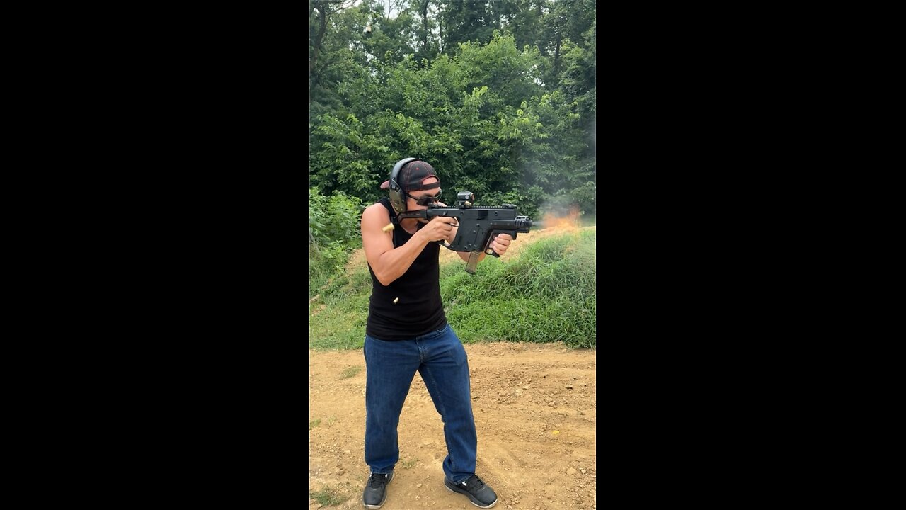 Kriss Vector with that fast trigger