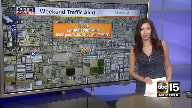 What roads to avoid this weekend in Valley