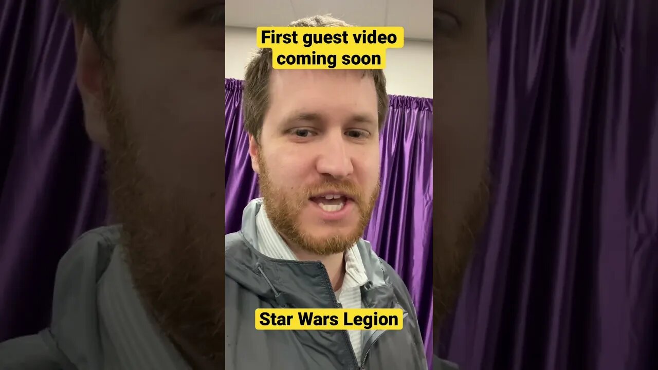 First guest video for Squarebox Games #starwarslegion #boardgames