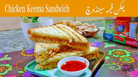 Keema Sandwich Recipe | Chicken keema sandwich