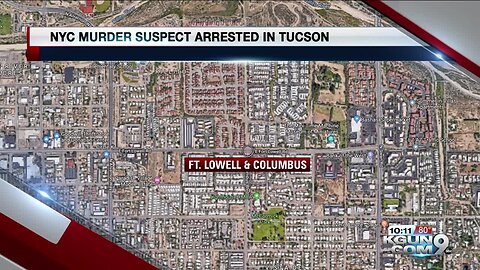 New York murder suspect arrested in Tucson