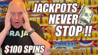 My LUCKY DAY Playing HIGH LIMIT Slots! 💰 2 Machines, 2 Jackpots!!!