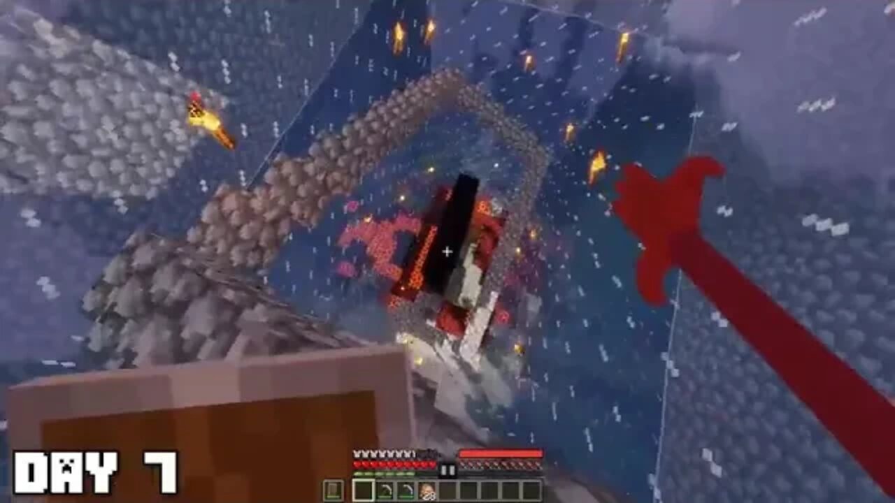 I = Survived = 100 Days as a DEVIL in Minecraft