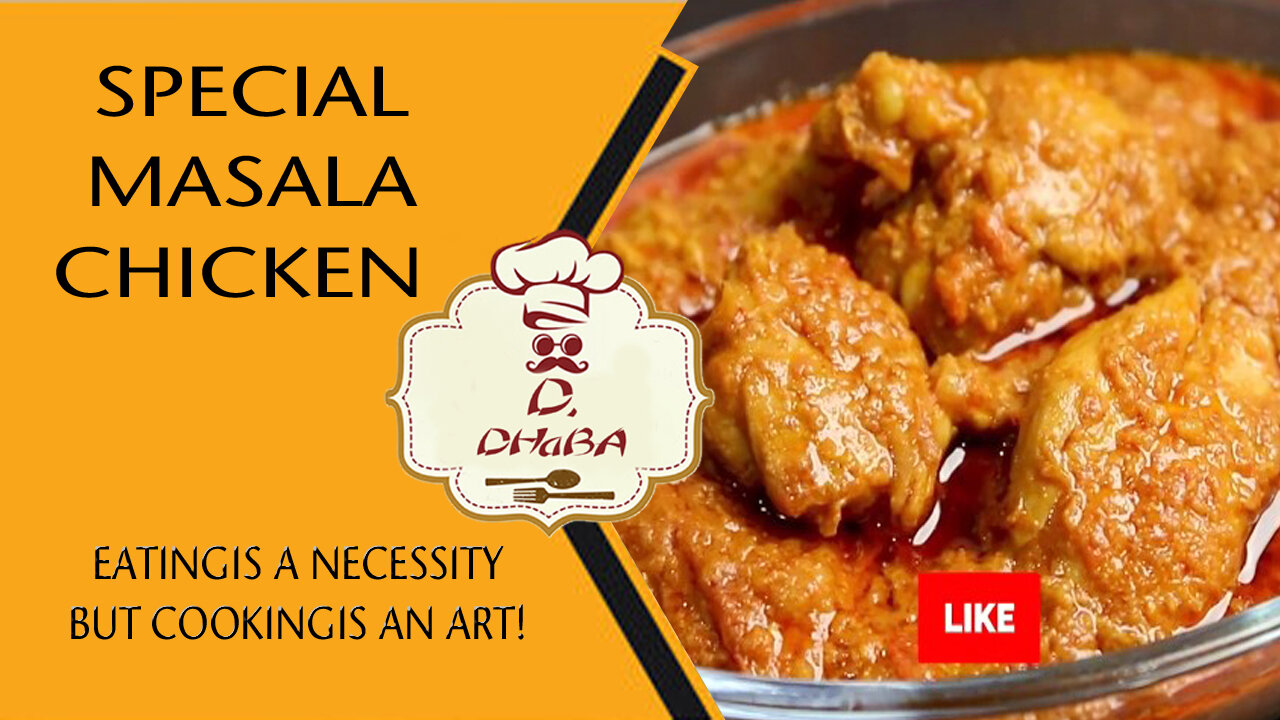 SPECIAL MASALA CHICKEN | SPECIAL HYDERABADI CHICKEN MASALA | MASALA CHICKEN BY D.DHABA