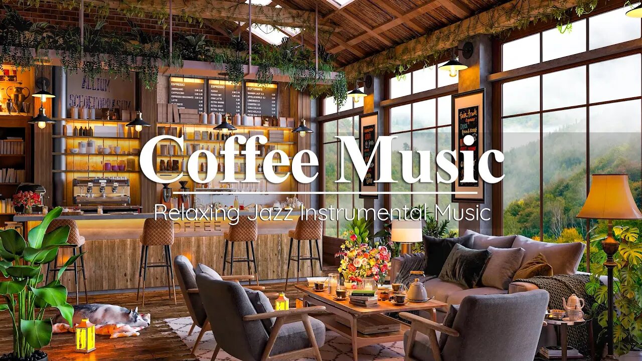 Relaxing Jazz Instrumental Music for Work, Study - Warm Jazz Music & Cozy Coffee Shop Ambience