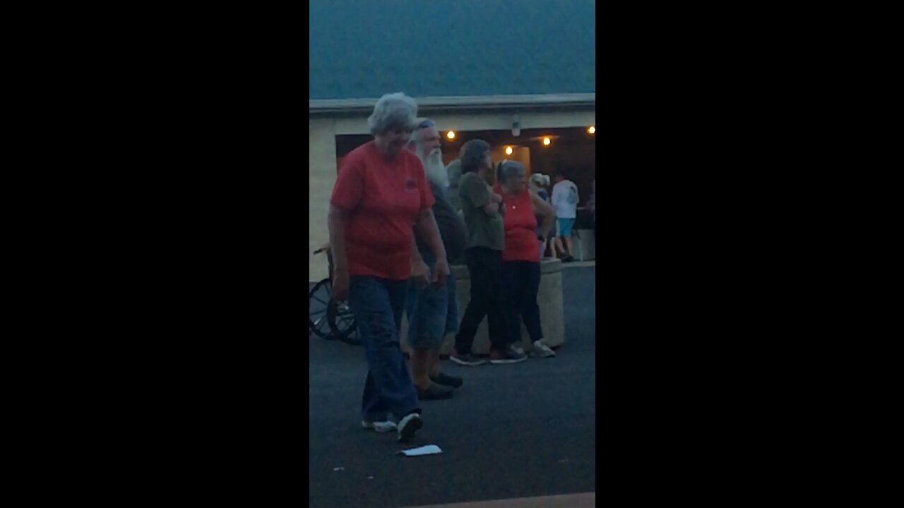 People watching at the fair