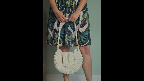 მრგვალი ჩანთის ქსოვა ყაისნაღით. ნაწილი I. Crocheted round handbag. Part I.