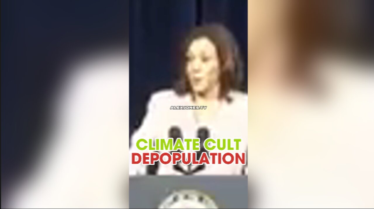Kamala Harris Reveals We Are The Carbon The Globalists Want To Reduce
