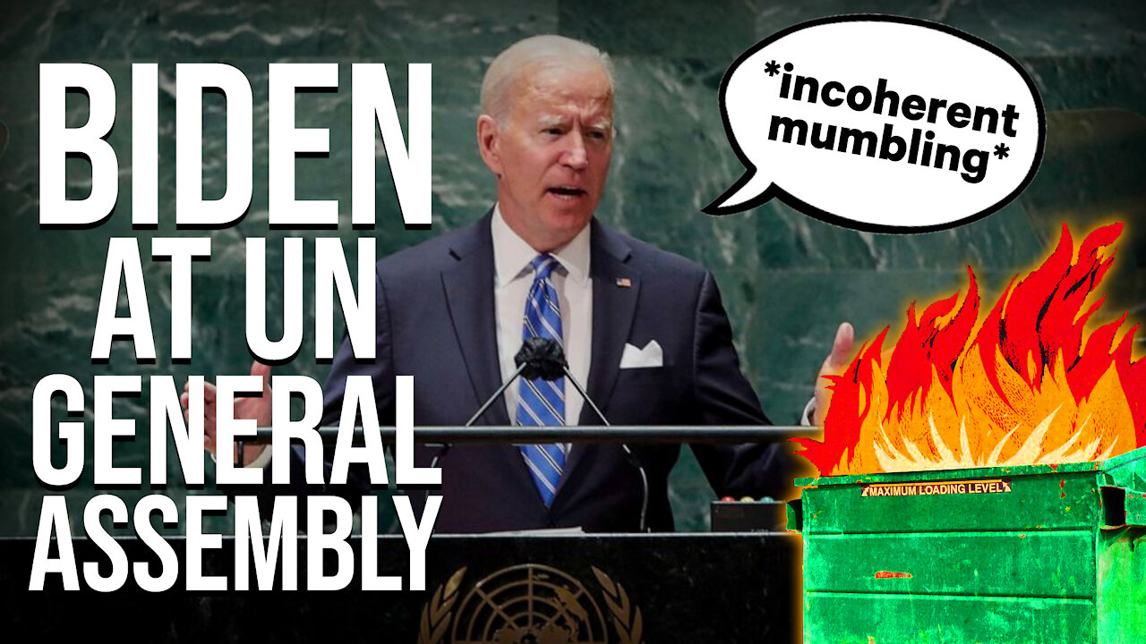 Biden at UN General Assembly | Daily Biden Dumpster Fire
