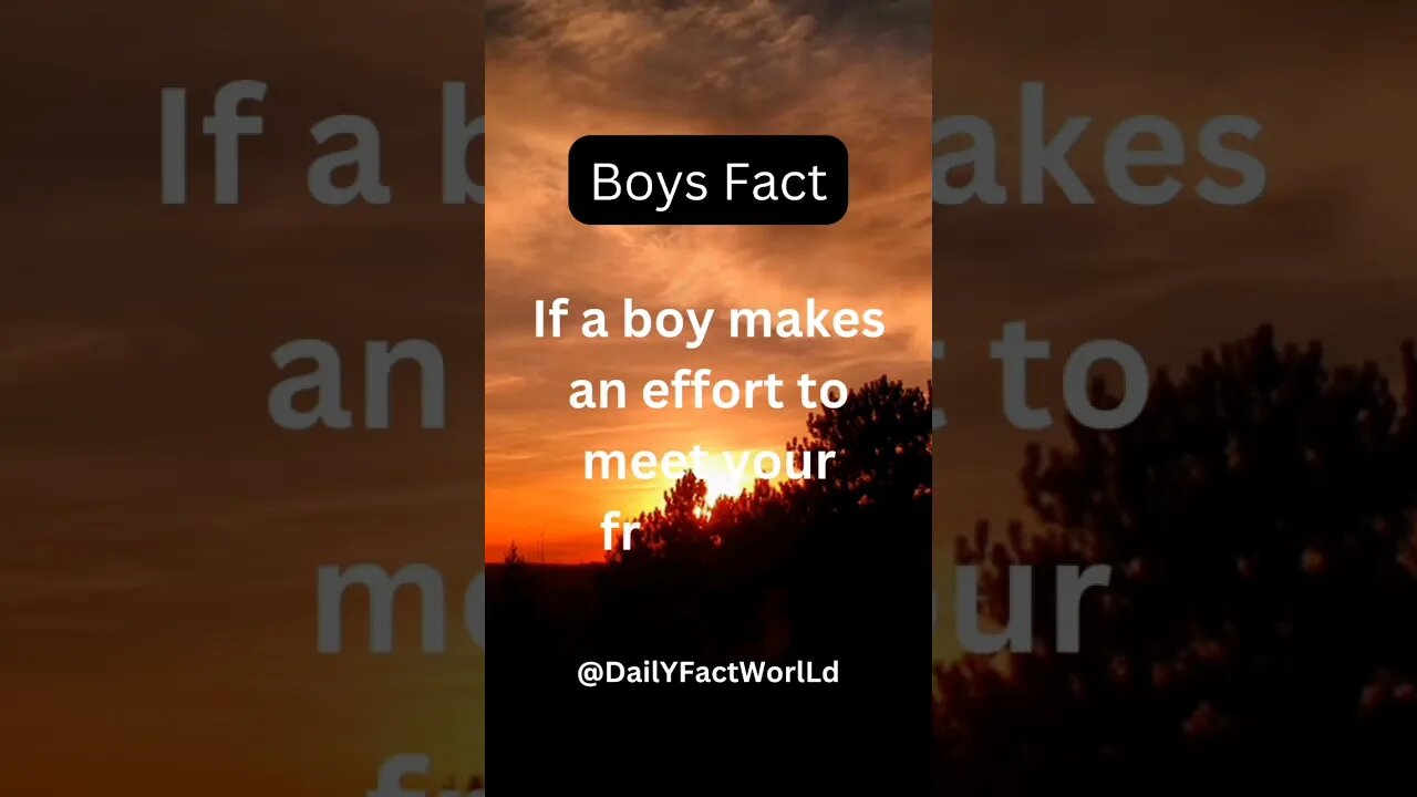 If a boy makes an effort to meet your friends.....#shorts