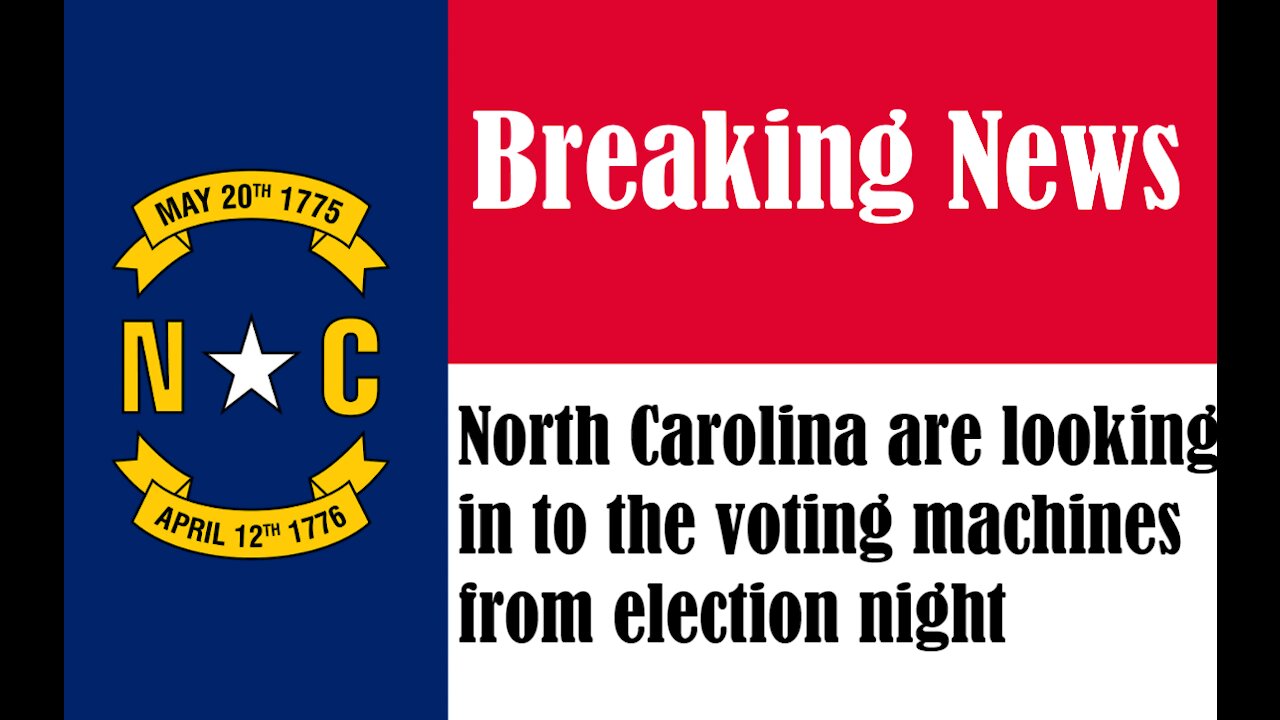 North Carolina (We want the Voting Machines opened up)