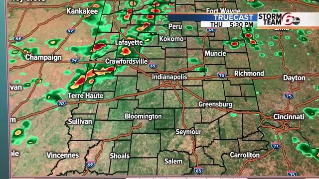 Scattered storms through tomorrow morning
