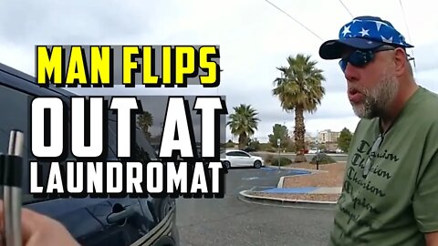 Man Flips Out At Laundromat