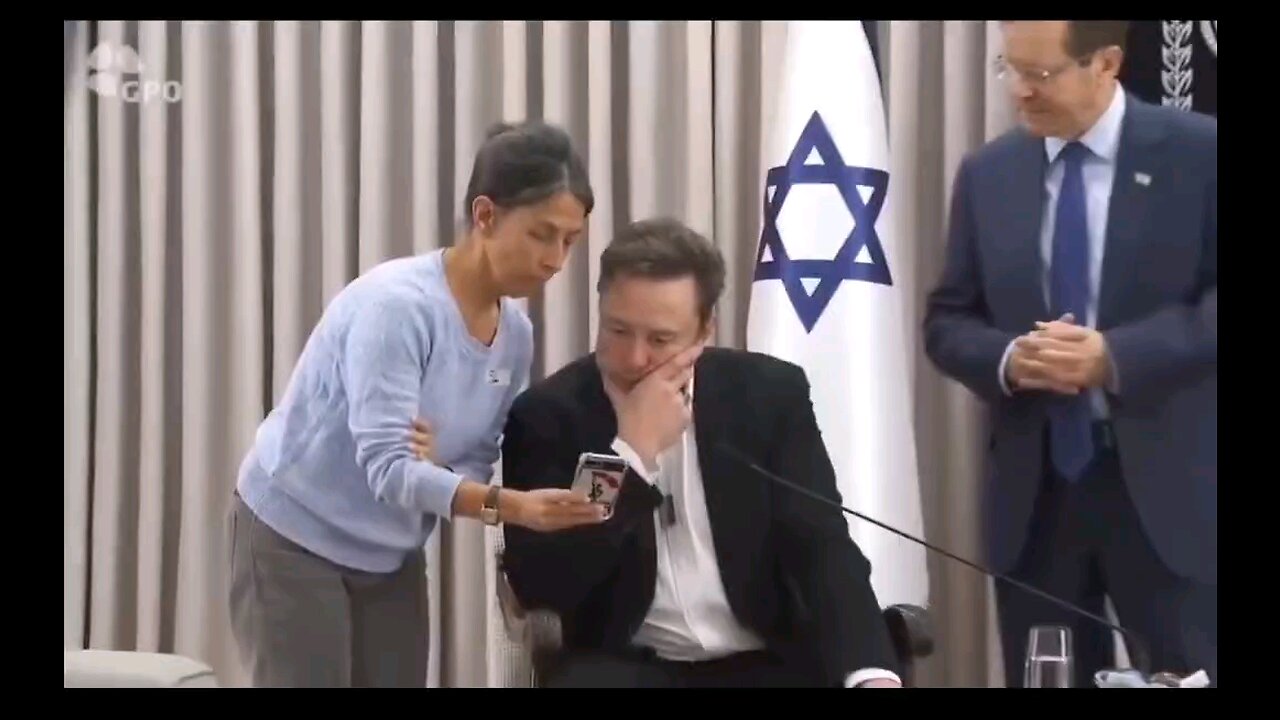 Elon Musk getting the propaganda tour of Israel