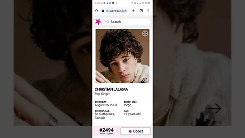 HAPPY 19 BIRTHDAY CHRISTIAN LALAMA
