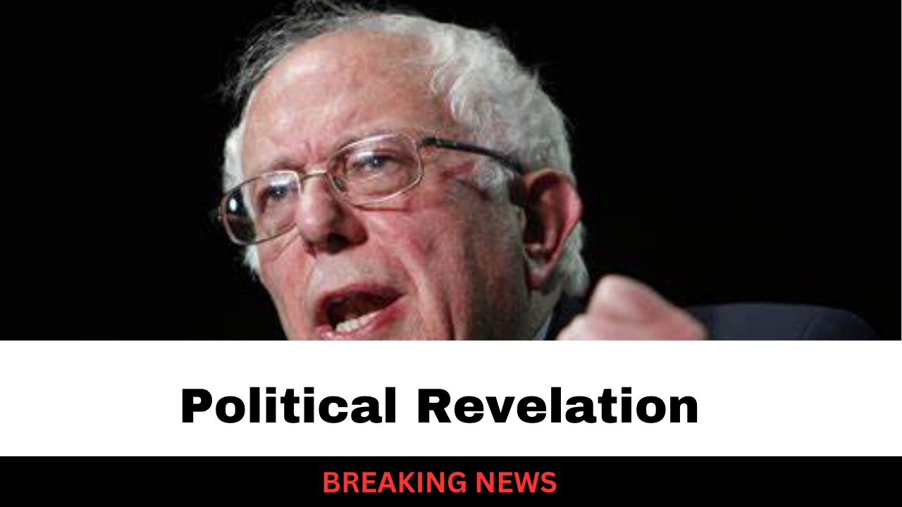 Bernie Makes Revelation About Political Future