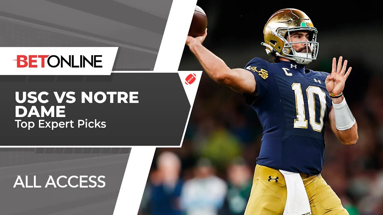 "Gimme the Team that has Caleb Williams" USC vs Notre Dame | BetOnline All Access NCAAF Picks