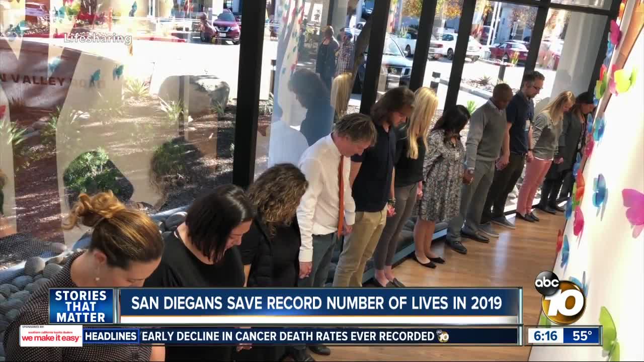 San Diegans save record number of lives in 2019