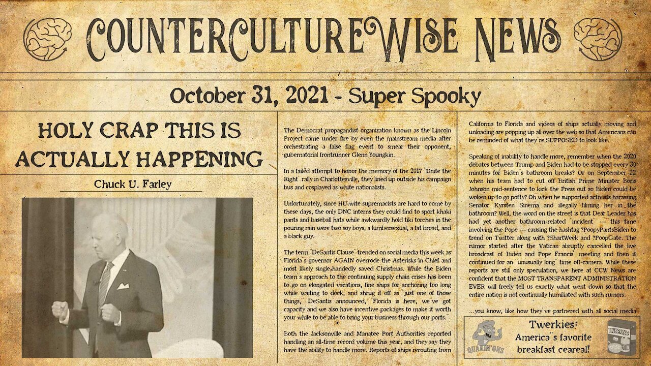 Holy Crap, This is Actually Happening - October 31, 2021 — Super Spooky