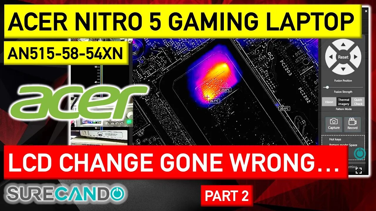 Acer Nitro 5 AN515-58_ No Power After User LCD Replacement without Battery Disconnect - Part 2