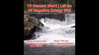 10 Second Short Of Let Go Of Negative Energy | #meditation #shorts #shortsvideo #waterfall #66