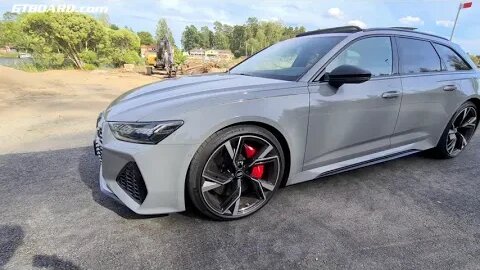 [4k] Launch Control Audi RS6 Nardo Grey. The SOUND!