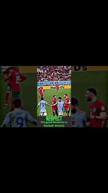 Respect💯🔥 The good Moments in football #shorts #respectmoments #respectmomentsinfootball