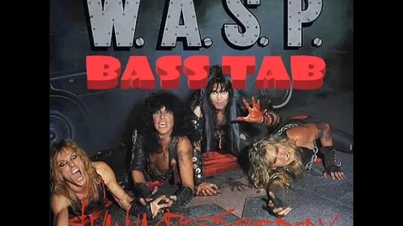 W.A.S.P. - I wanna be somebody (Bass TAB)